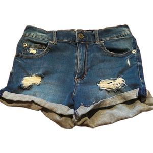 Garage Denim Distressed Women Shorts Size 01